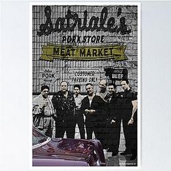The Sopranos Wall art Satriale's Poster