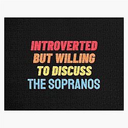 Introverted but willing to discuss The Sopranos puzzle