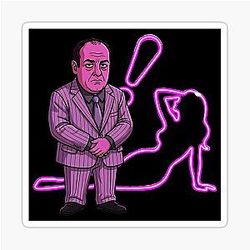 The Sopranos Family - Tony: Night at the Bing Sticker