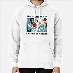 Stone Roses Merch The Stone Roses Pullover Hoodie I WANNA BE ADORED