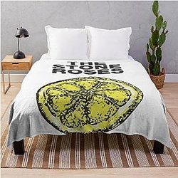 Vintage Stone Roses Merch The Stone Roses Throw Blanket