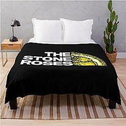 Stone Roses Merch The Stone Roses Tsr Logo Throw Blanket -> Stone Roses Merch Tsr Logo Blanket