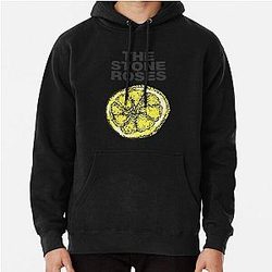 Stone Roses Merch Lemon Hoodie Pullover