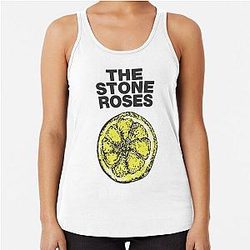 Stone Roses Lemon Racerback Tank Top