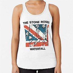 Stone Roses Merch The Stone Roses Waterfall Racerback Tank Top