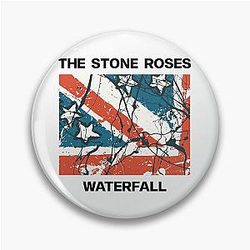 Stone Roses Waterfall Pin