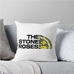 Stone Roses Merch The Stone Roses Logo Throw Pillow