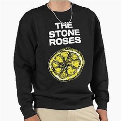 Stone Roses Merch Tsr Lemon Ringer Pullover Sweatshirt