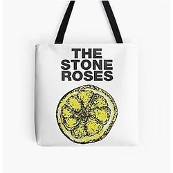 Vintage Stone Roses The Rock Roses Lemon All Over Print Tote Bag