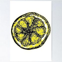Stone Roses Merch The Stone Roses Lemon Ringer Poster 

 Stone Roses Lemon Ringer Poster