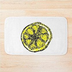 The Stone Roses - Lemon Bathroom Mat