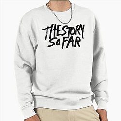 The story Black Pullover Sweatshirt