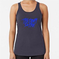 Navy Blue The Story Racerback Tank Top