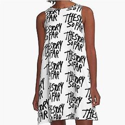 The Story Black A-Line Dress