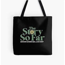 The story grown under soil and dirt tote bag.