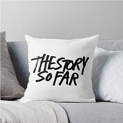 The Story Black Throw Pillow