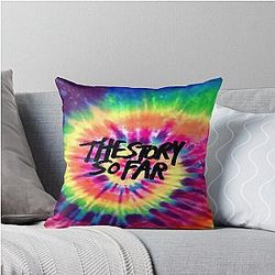 The Story - Tie Dye Throw Pillow