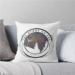 The Story Nebula Throw Pillow