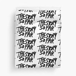 The Story Black Duvet Cover
