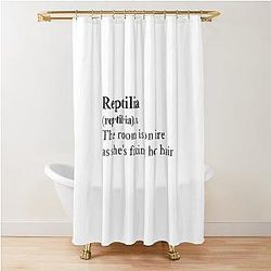 Reptilia - The Strokes Shower Curtain