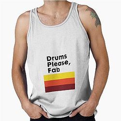 Drums please Fab Strokes band designs Tank Top