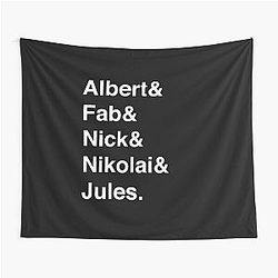 The Strokes Helvetica Text Tapestry