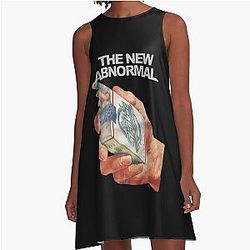 The Strokes A-Line Dress