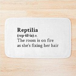 Reptilia by The Strokes Bath Mat