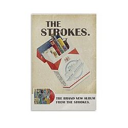 The Strokes Canvas Poster Wall Decorative Art Painting for Living Room Bedroom Decoration Gift Unframed 12x18inch