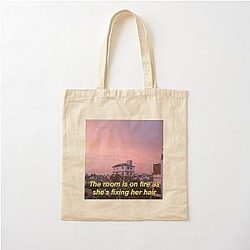 Reptilia The Strokes band design Cotton Tote Bag
