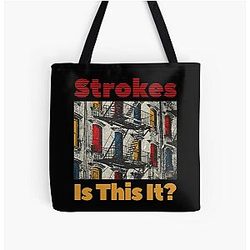 The Strokes All Over Print Tote Bag