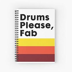 Fab Drums - The Strokes band design pencil case mug t-shirt etc Spiral notebook