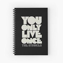 Music The Strokes Spiral Notebook