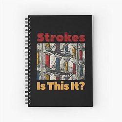 The Strokes Spiral Notebook