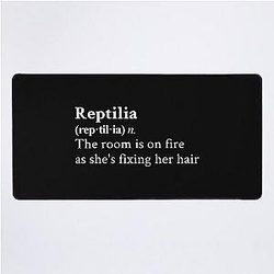 Reptilia by The Strokes Desk Mat