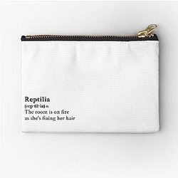 Reptilia The Strokes Zipper Pouch