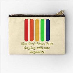Threat of joy The Strokes You don't have time to play me anymore Zipper Pouch