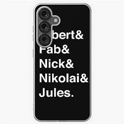 The Strokes White Text Soft Case for Samsung Galaxy