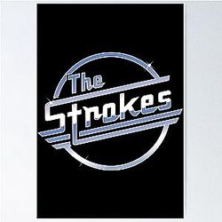 The Strokes Merch Logo Poster