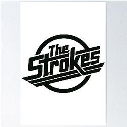 The Strokes Merch Logo Poster