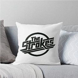 The Strokes Merch Logo Throw Pillow