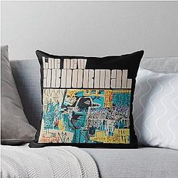 Pastel Throw Pillow with The Strokes