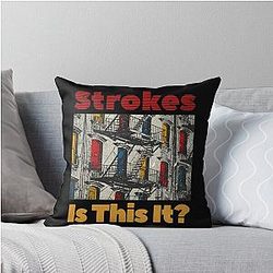 The Strokes Music Throw Pillow