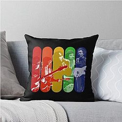 Music Throw Pillow by The Strokes