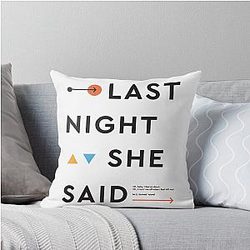 Music The Strokes Throw Pillow