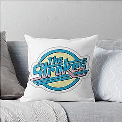The Strokes Retro Throw Pillow