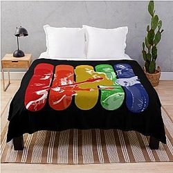 Music Strokes Throw Blanket