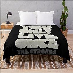 The Strokes Throw Blanket
