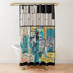 Pastel The Strokes Shower Curtain