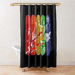 Music The Strokes Shower Curtain